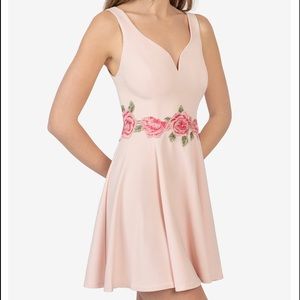 B Darlin Juniors Womens dress size 1/2 small pink